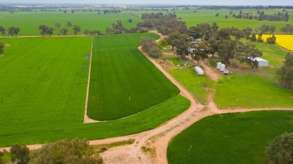 "Yuraga" west of Corowa sold at auction on Friday.