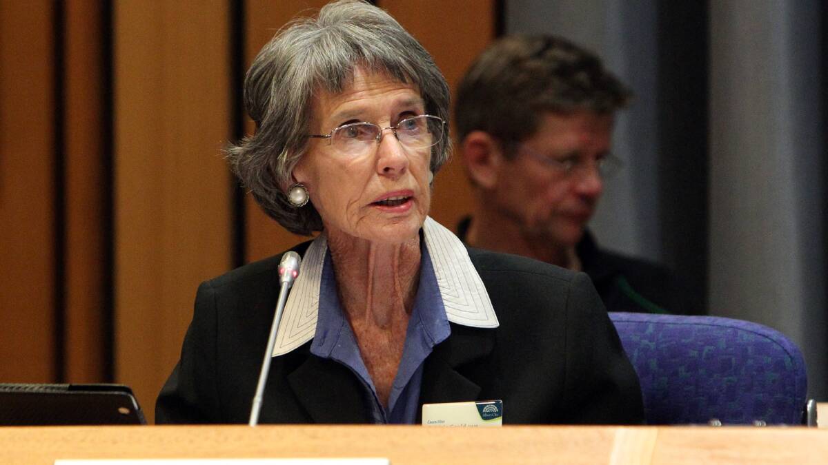 FAREWELL: Cr Patricia Gould has bowed out as an Albury councillor after 42 years.
