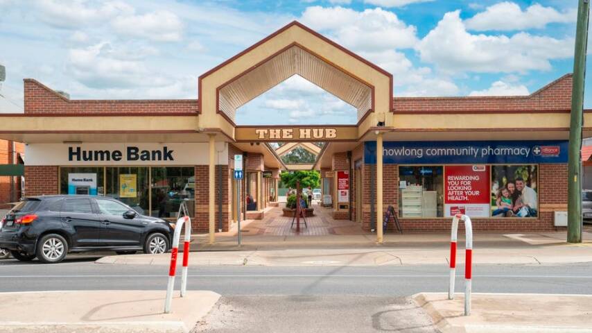 HOT PROPERY: The Hub shopping centre in Howlong sold at auction yesterday for $1.73 million.