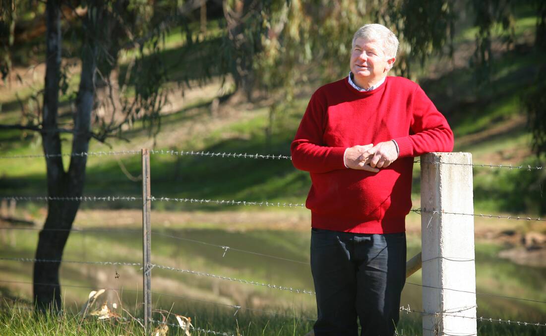 END OF AN ERA: Stuart Heriot and his family have sold their Holbrook farm after an involvement dating back to 1830s. He is pictured here in 2008.