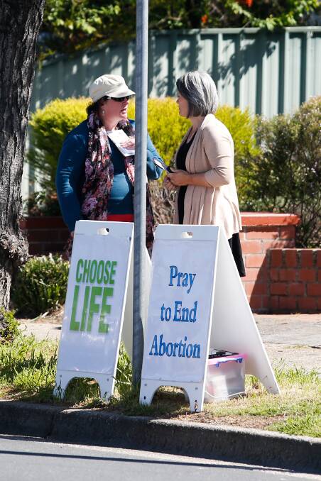 Abortion clinic exclusion zone call handball to parliament