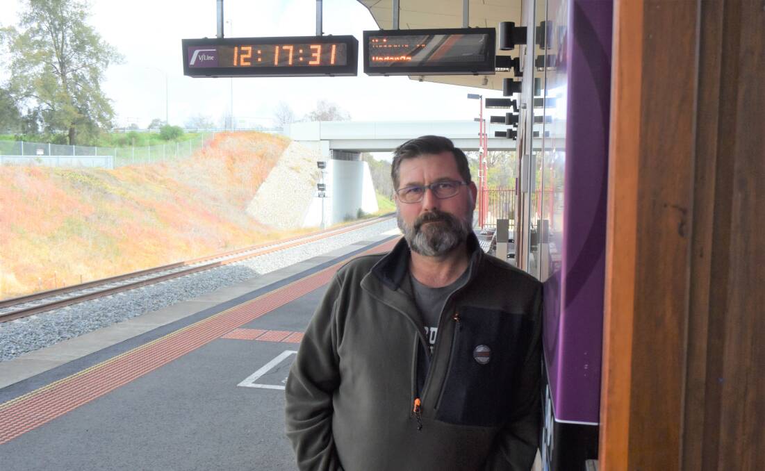 TEMPERATURE RISING: Member for Benambra Bill Tilley wants train users temperature tested before travelling from Melbourne.