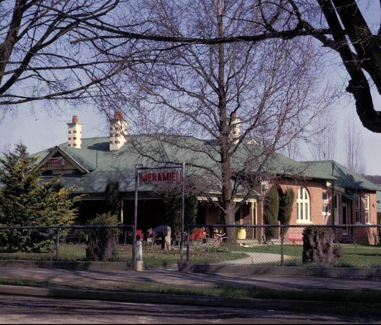 HERITAGE ITEM: The former Meramie motel was built in the 1890s as a home for former MP and mayor of Albury. This picture was taken in 1963.