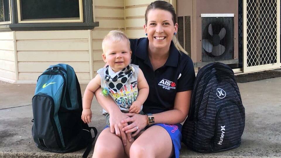 FIGHTING FOR FUTURE: Henty mum Rachael Terlich and son Billy who attends the town's childcare centre earmarked for closure.