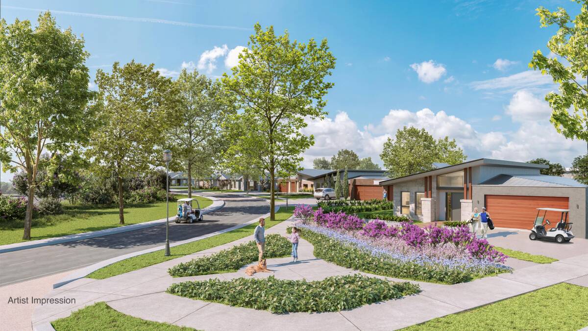 GRAND PLANS: The housing estate on Wodonga Golf Club land first floated in 2007 is about to start with a stage-one release of house and land packages by agents PJ Murphy.