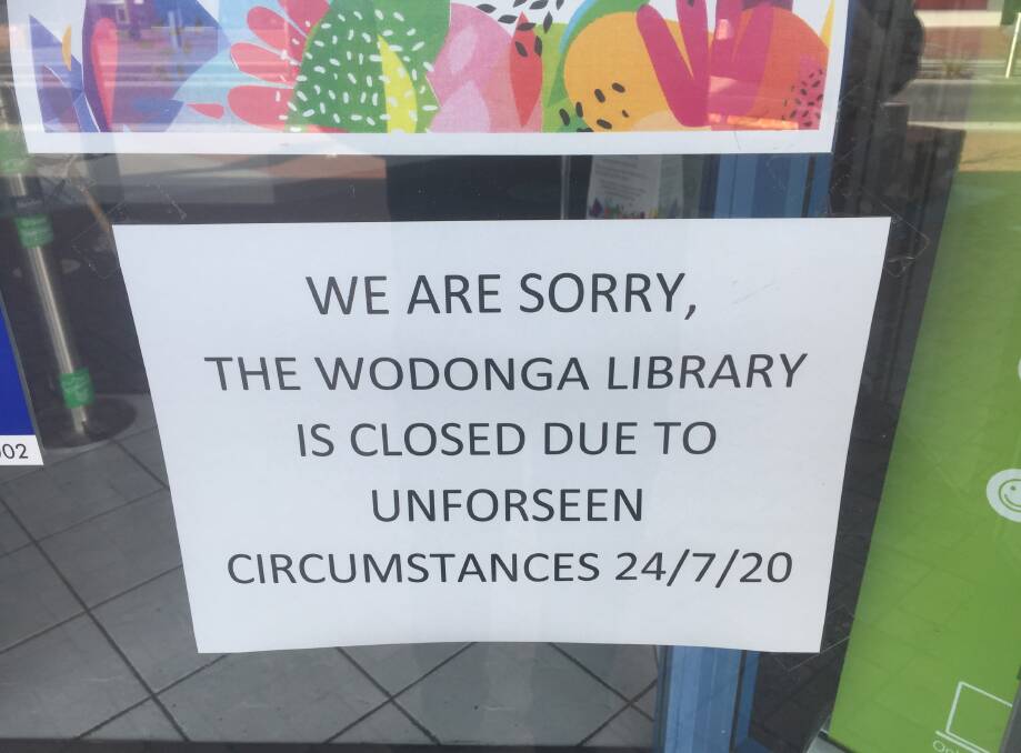 Library shut after city hotspot resident caught inside building