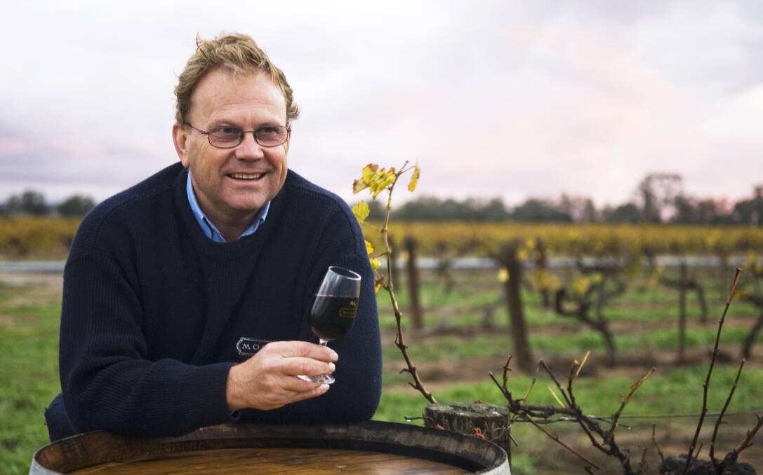 BACK IN THE GAME: Winemaker David Morris will remain as chief winemaker at Morris Wines after its sale to another family-owned winery.
