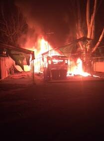 Early inquiries indicate Corowa caravan park fire suspicious