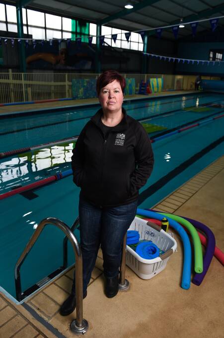 POOL PAIN: Gould Swim Academy owner Janine Gould says their facility is not suited to those who used the hospital hydrotherapy pool. Picture: MARK JESSER