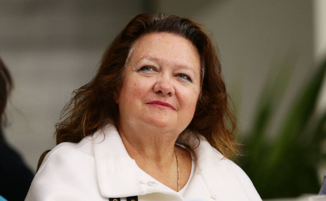 HIRED: Gina Rinehart has recruited Sophie Mirabella to the executive team of Hancock Prospecting.