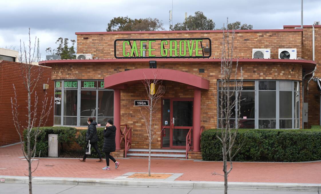 UP FOR GRABS: Cafe Grove building in High Street, Wodonga set to attract plenty of buyer interest when auctioned next month. Picture: MARK JESSER
