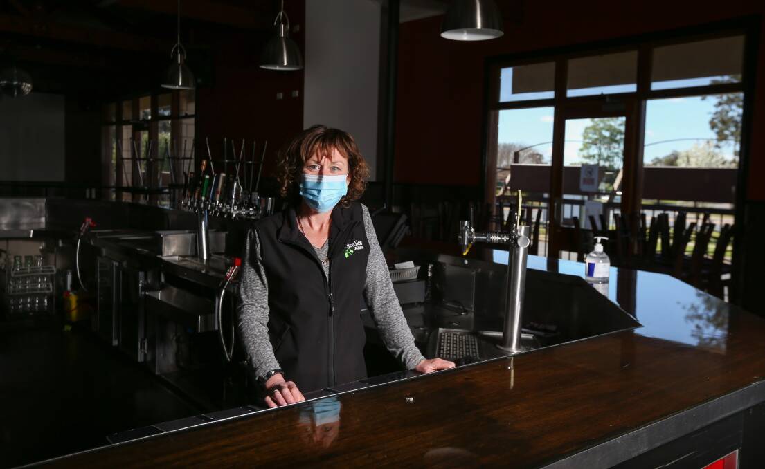 PUB WITH NO PATRONS: The Birallee Tavern's Lisa Ryan is counting down the days to when the hotel can re-open. Picture: TARA TREWHELLA