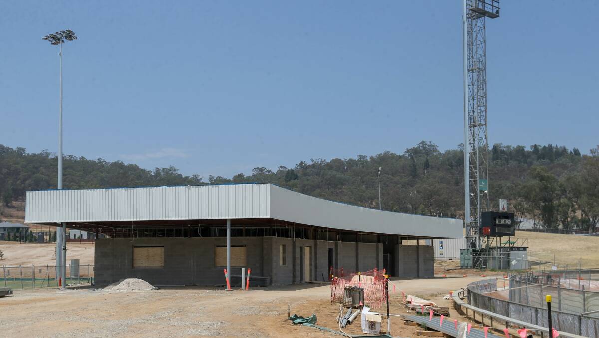 The Lavington Sportsground redevelopment is due to be completed this year.
