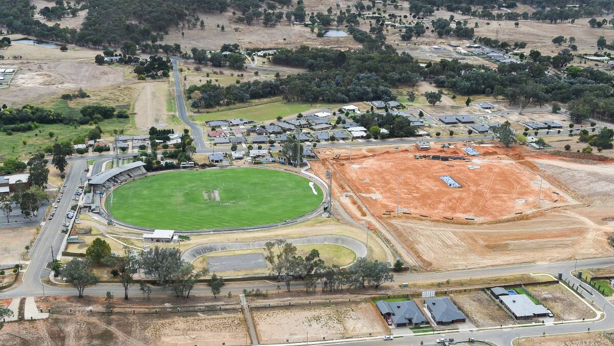 The Lavington Sportsground redevelopment is behind schedule and over budget. Picture: MARK JESSER