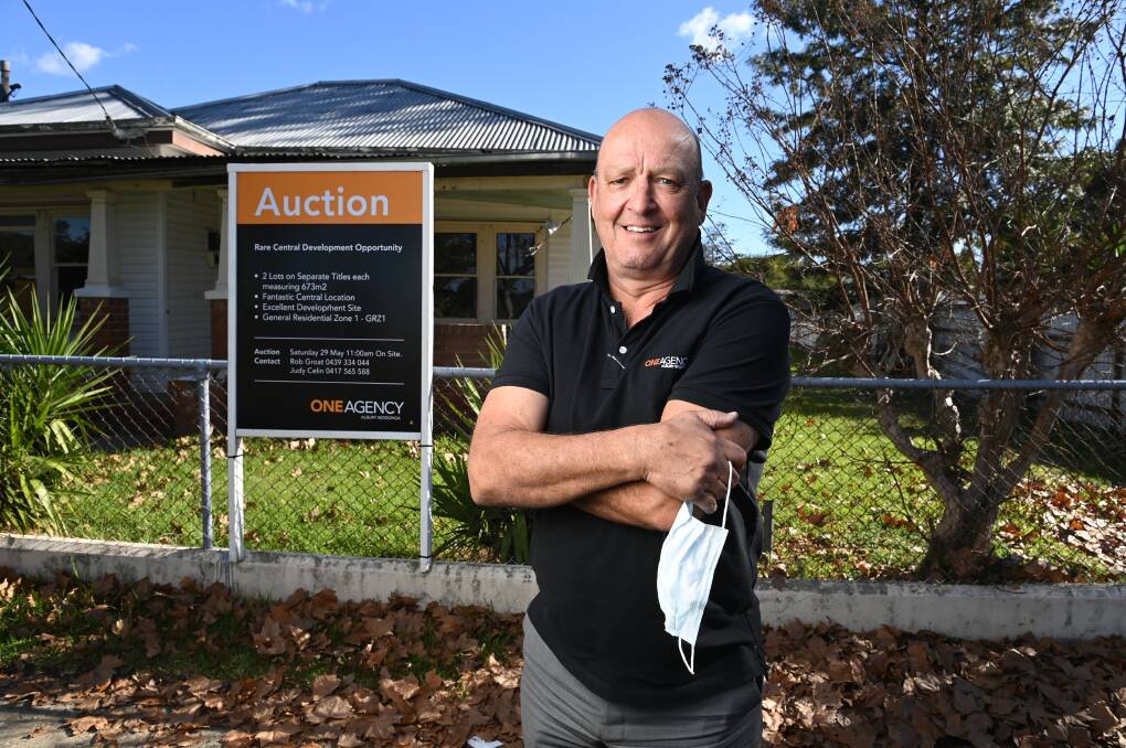 NIMBLE AND AGILE: One Agency's Rob Groat and other Wodonga agents have had to make late changes to auctions scheduled on Saturday due to latest COVID shutdown. Picture: MARK JESSER