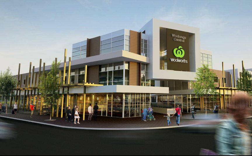 ARTIST IMPRESSION: Construction is due to start mid-year on the $20 million Wodonga Woolworths supermarket revamp. The project will include specialty shops and office space.
