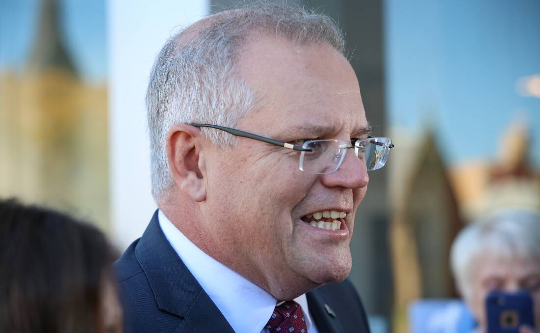 DEEP RESPECT: Prime Minister Scott Morrison was among the special guests at Tim Fischer's state funeral.