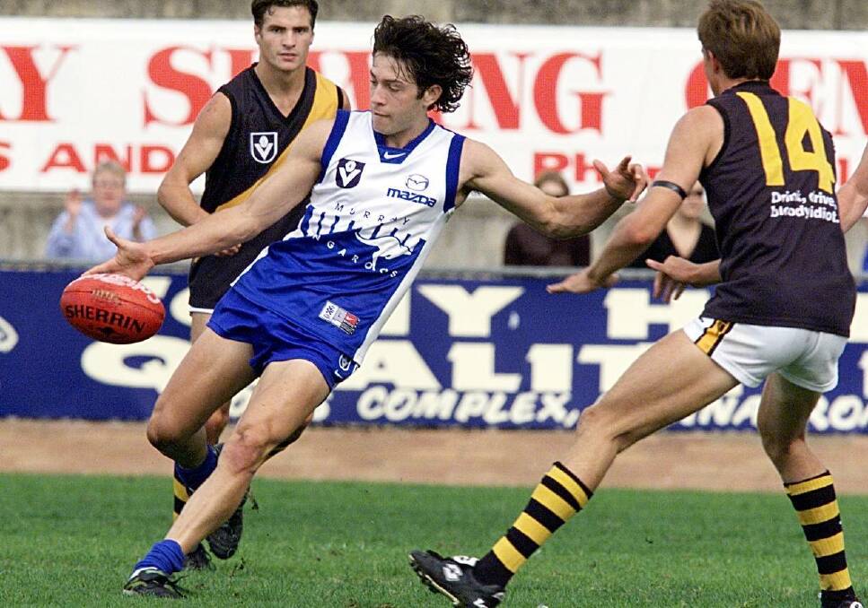 FLASHBACK: Former Corowa-Rutherglen star David Willett also played for the Murray Kangaroos' VFL team in the early 2000s.
