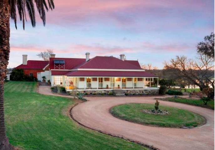 PRIZED PROPERTY: Table Top Homestead near Lake Hume is being auctioned next month and could hit a selling price of more than $2 million.