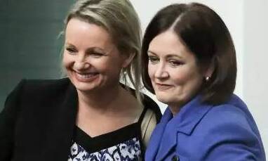 Liberal MPs Sussan Ley and Sarah Henderson.