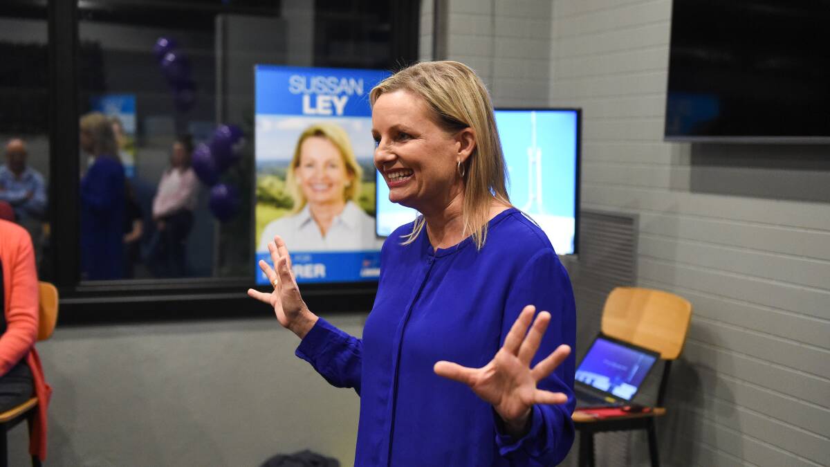 THREE MORE YEARS: Liberal Sussan Ley will be the Farrer MP for another term after a resounding victory in the federal election on Saturday. Picture: MARK JESSER
