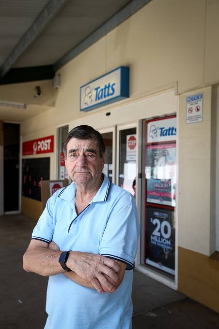 UP IN ARMS: Former ratepayers association chief Ian Deegan has gone into bat for Birallee Village newsagency-post office. Picture: MARK JESSER
