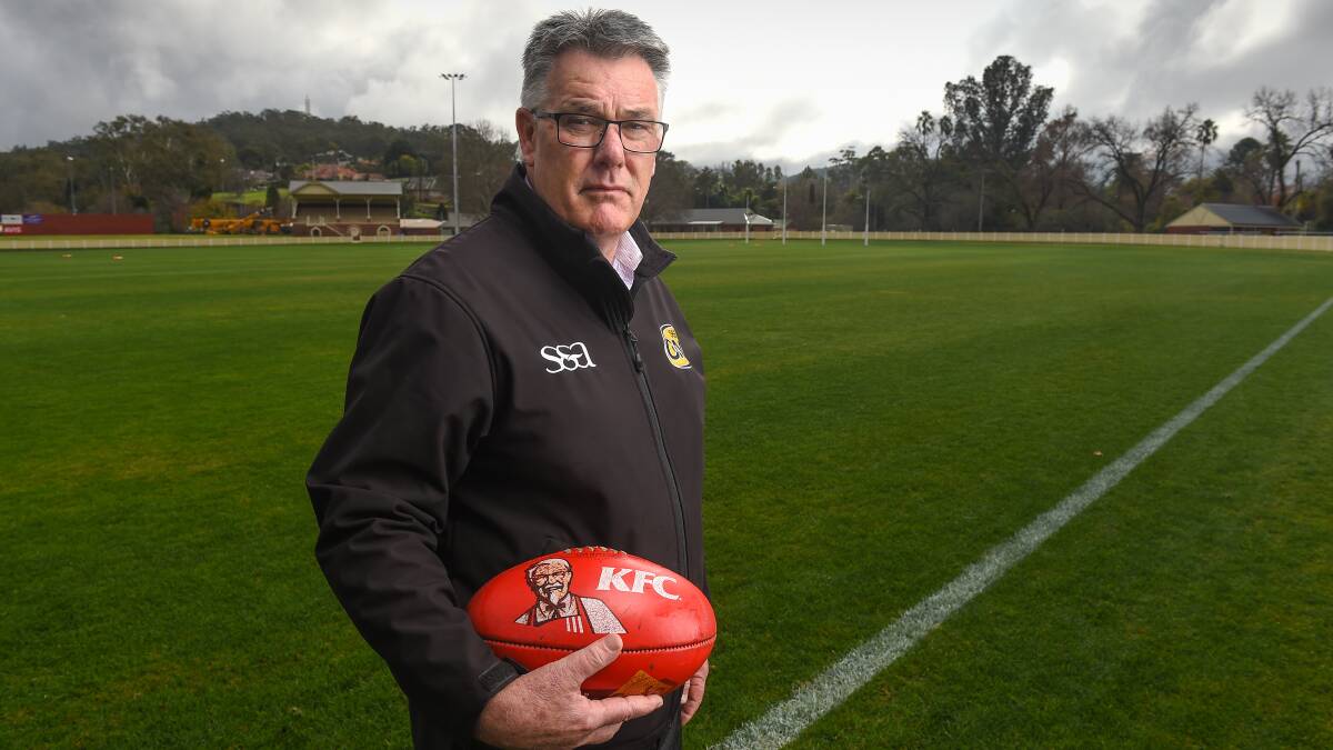 FULL STEAM AHEAD: Ovens and Murray league chairman David Sinclair has welcomed a lift on crowd caps to 5000 people for Victorian clubs. Picture: MARK JESSER