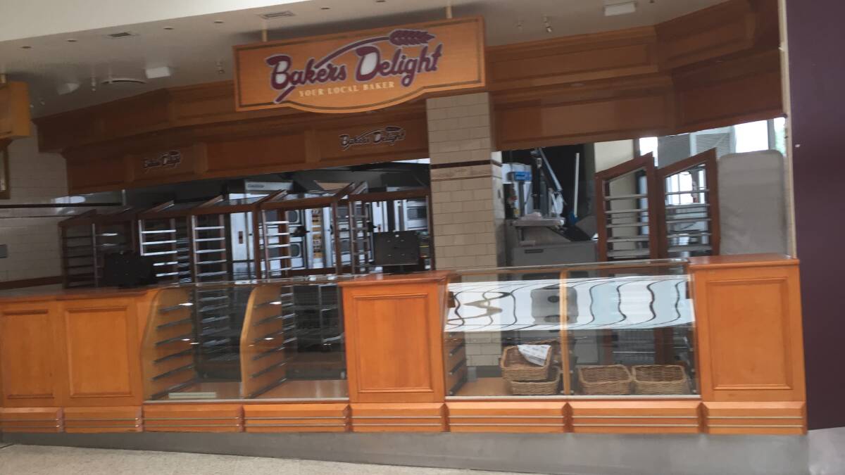 FAR FROM DELIGHTED: Wodonga Plaza shoppers have been confronted with a Baker's Delight store which shutdown on Friday night for the final time. Franchisee Josie West said it was done with a "very heavy heart".
