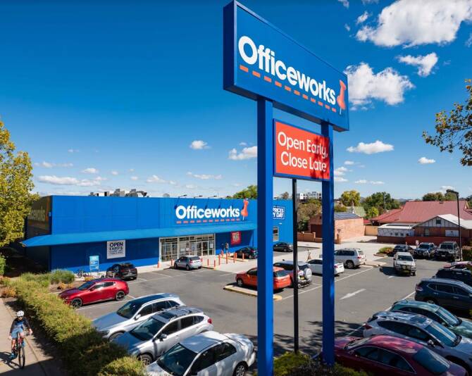 Record deal for Albury Officeworks building
