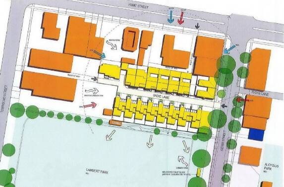 Central Albury townhouse and commercial development plan ticked off