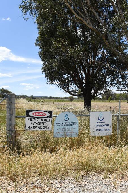 SITTING IDLE: The former Wodonga wastewater treatment plant owned by North-East Water has not operated since 2003. Pictures: MARK JESSER