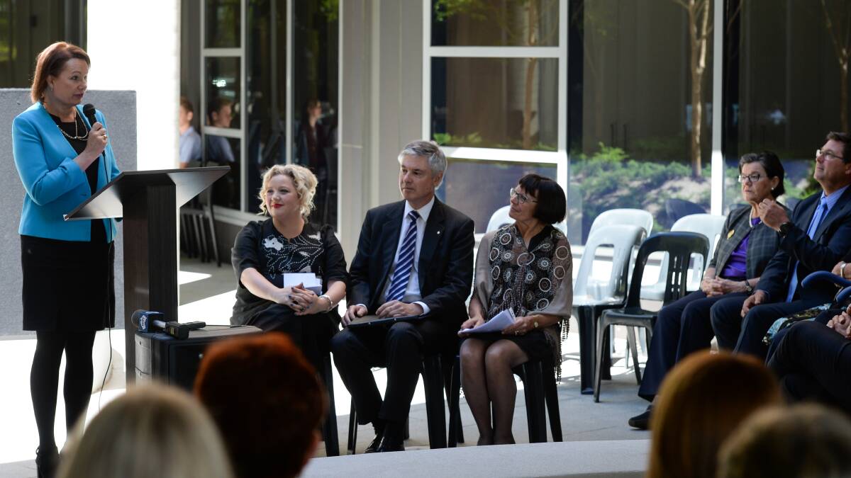 OPENING DAY: Former federal health minister Sussan Ley at opening of cancer centre.