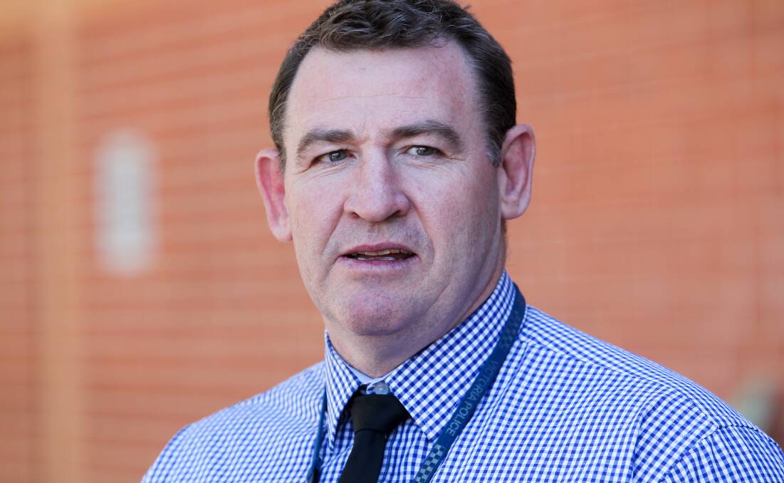 Detective Ray Causer travelled to Corryong for firearms investigation.