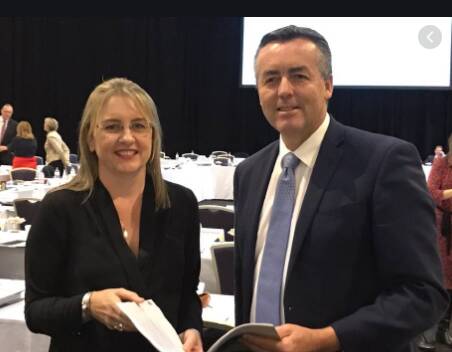 FLASHBACK: Jacinta Allan and Darren Chester in 2017 discuss North-East rail funding.