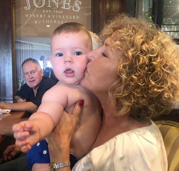 FAMILY TIES: Allan and Joy Endresz with their grandson Hunter. Joy will be trackside to watch Alligator Blood in the All-Star Mile.