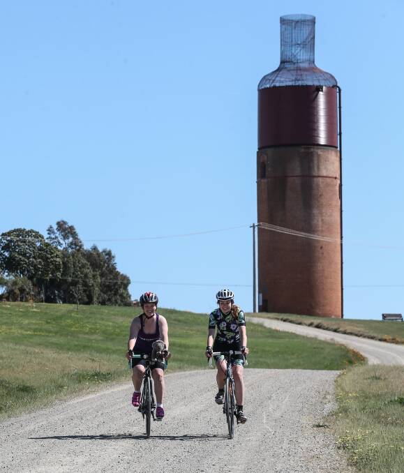 PUSHING FORWARD: Shiela Smith and Alexandra Sutherland are training for the biggest ride of their lives to raise money for brain cancer. Picture: JAMES WILTSHIRE