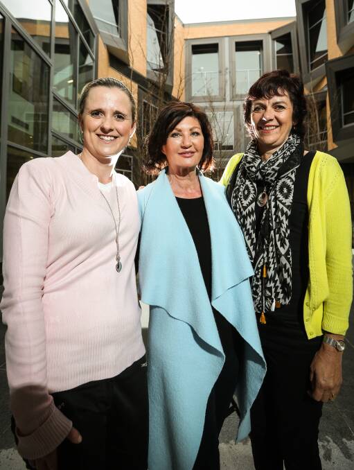 GET INVOLVED: Jane Evans, Colleen Gorman and Michelle Hensel will all be involved with Sunshine Week, to support the Cancer Centre. Picture: JAMES WILTSHIRE