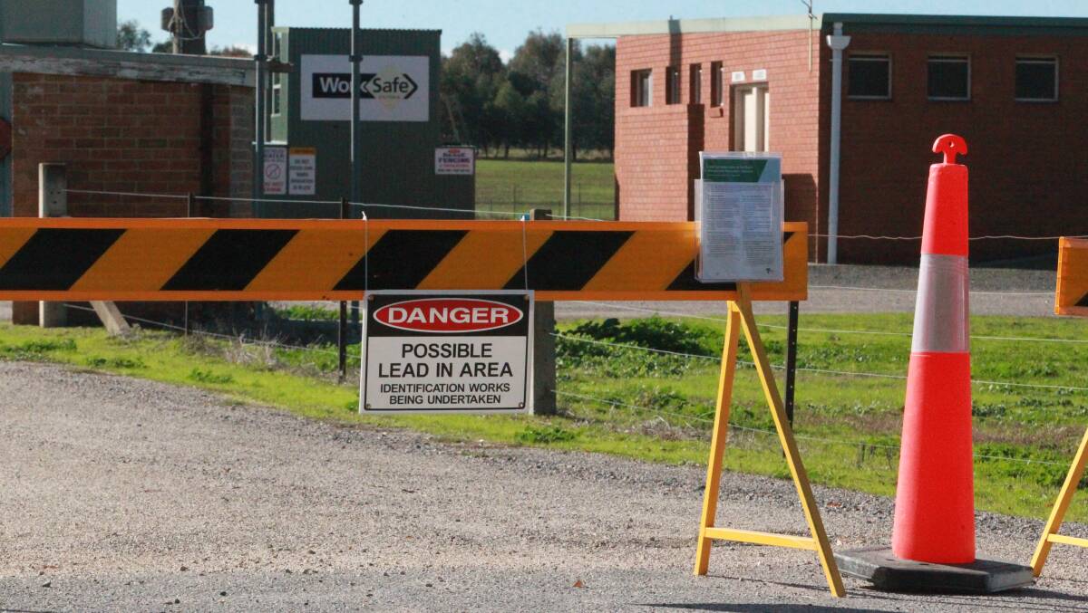 SHUT DOWN: Further testing has taken place at North Wangaratta to determine the extent of lead contamination and whether it has entered the groundwater supply. 