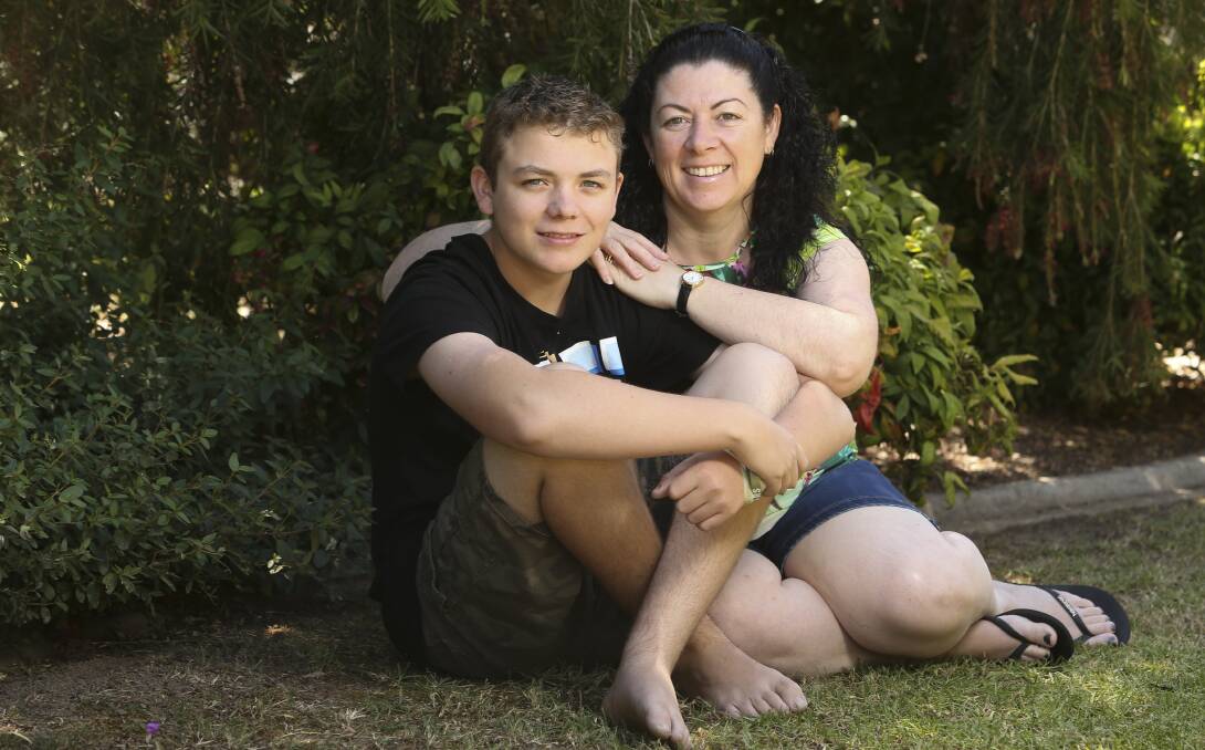 YOUNG BATTLER: Tyson and Lillian Hubbard want a family help service to be available on the Border. Picture: ELENOR TEDENBORG