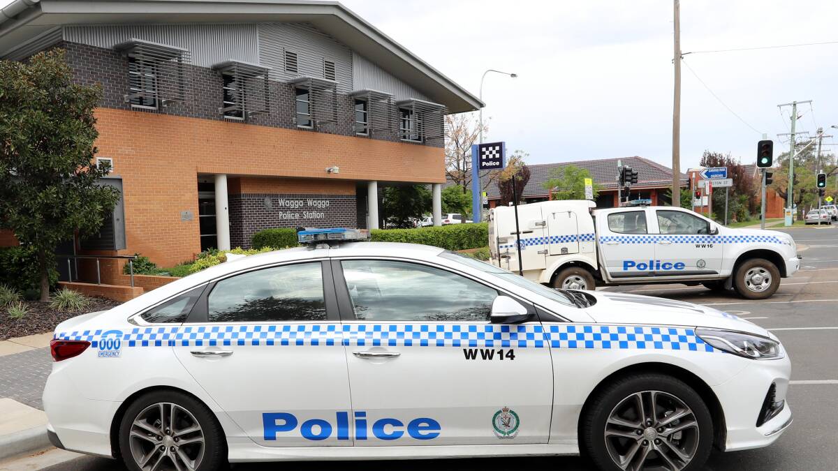 Wagga police station, where an Aboriginal teenage girl was strip searched in March 2019, leading to a legal battle over how a video of the procedure can be used in court.
