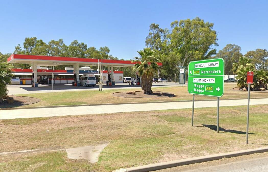 Caltex Narrandera at Gillenbah, which has been added to a NSW Health list of COVID-19 exposure sites after a Victorian woman drove through the town on the way to the Sunshine Coast. Picture: Google Maps