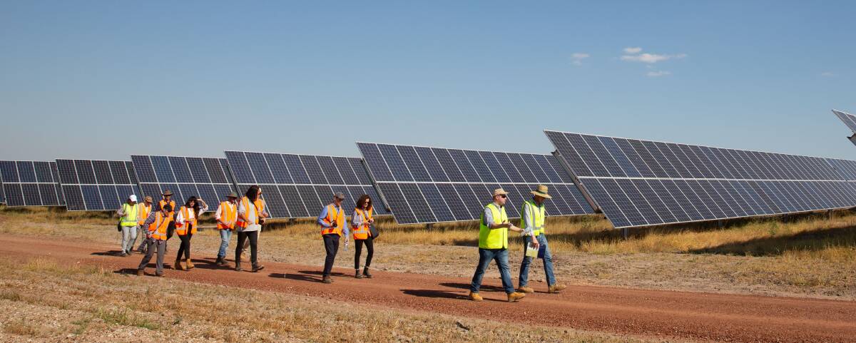 Chinchilla Solar Farm in Queensland. Construction of three proposed solar farms in the Riverina and Southern NSW will proceed next month following a power deal with Coles.