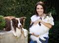 Dr Katrina Warren with her dog Chilli and cat Leo. Picture supplied 
