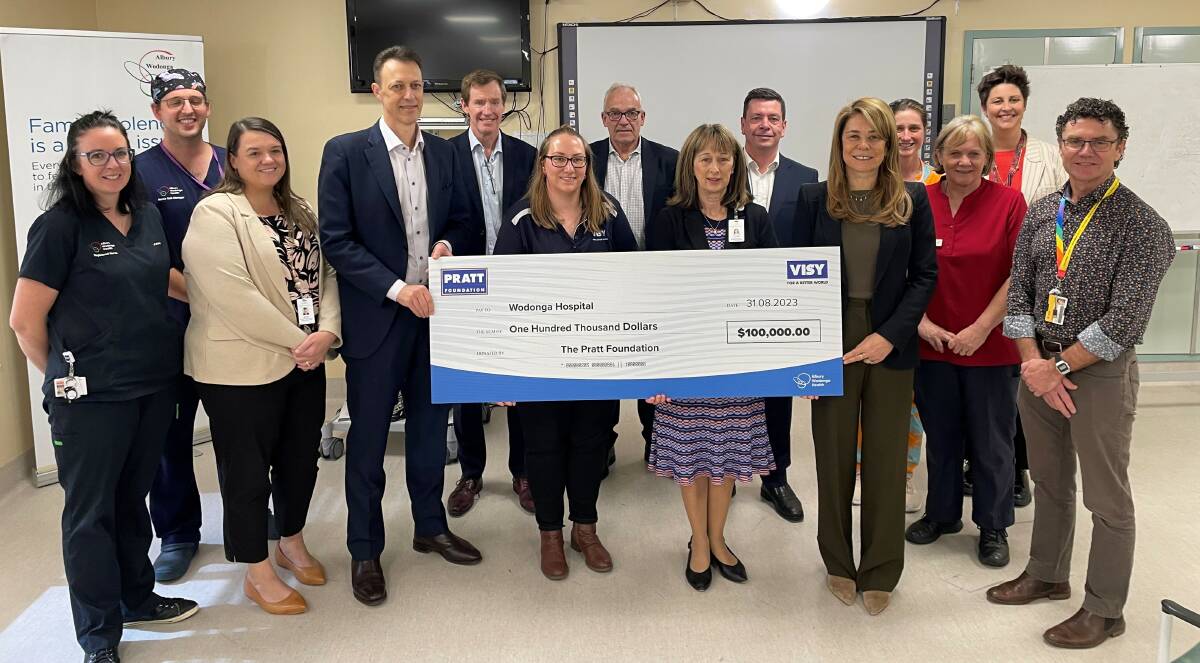 Visy $100,000 to Wodonga Hospital will be used for upgrades to its Maternity Unit and Special Care Nursery. Picture supplied 