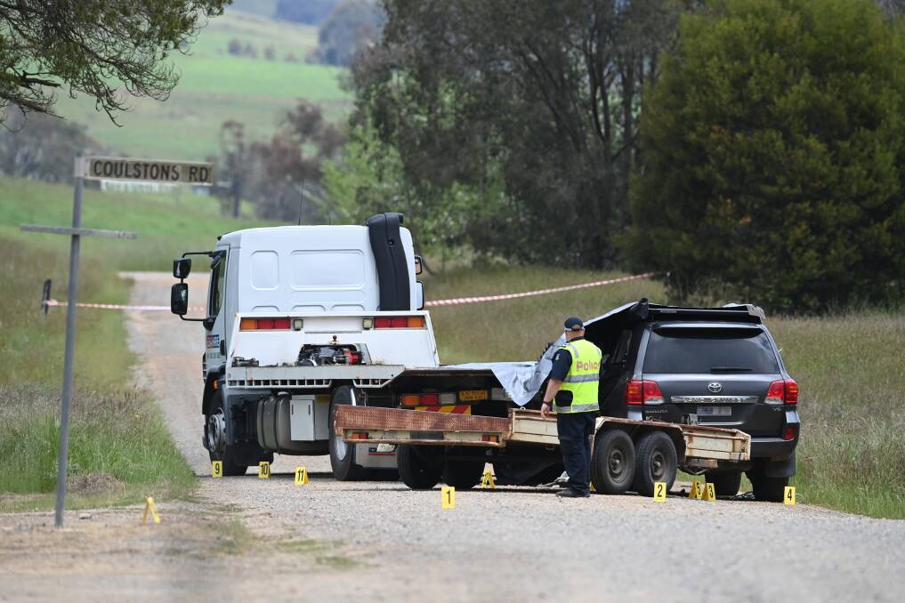 The scene of an accident at Lucyvale where a child was killed. Picture: MARK JESSER