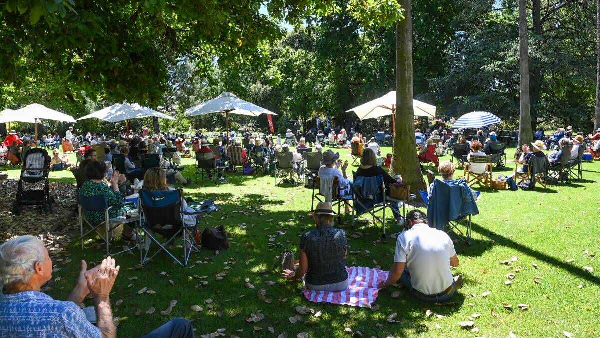 Music returns to gardens, for the double-vaxxed and checked-in