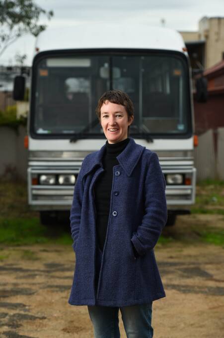 BIG IDEA: Rachael Gadd is hoping to raise $15,000 to bring The Rustic Bus to life. Picture: MARK JESSER