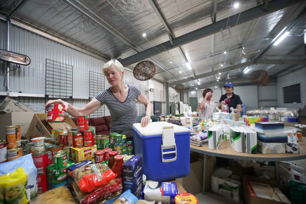 VOLUNTEERS: Mary Hoodless has led a team of dedicated volunteers at Jingellic to help feed and support firefighters and community members. 