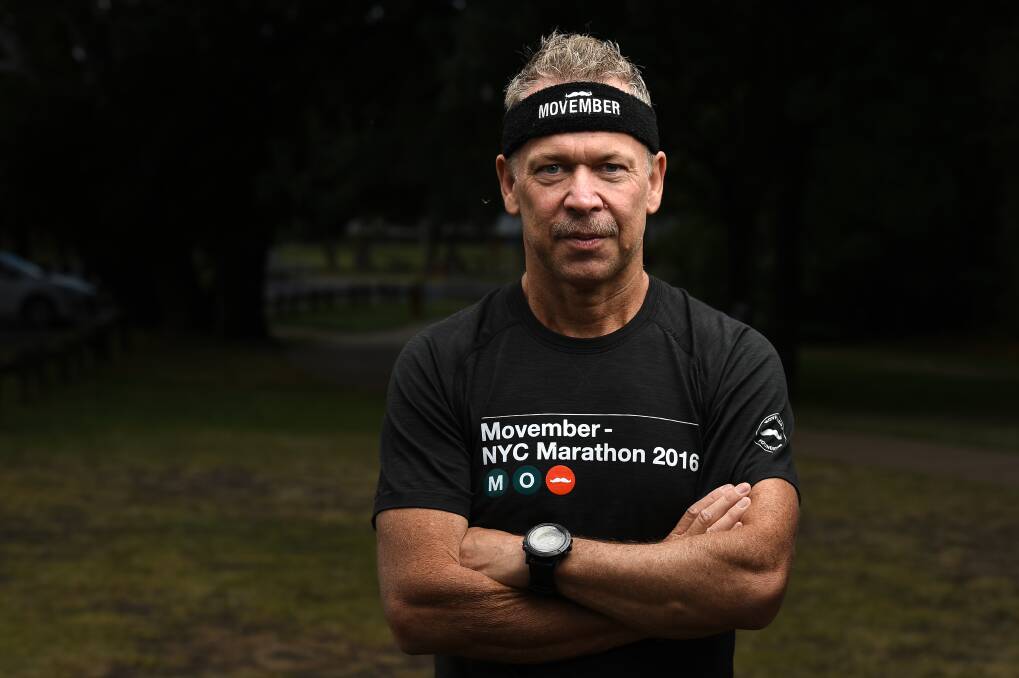 LIFE CHANGED: Mark Hore said being diagnosed with prostate cancer in 2012 "moved his goal posts" and helped him find a love of running. 