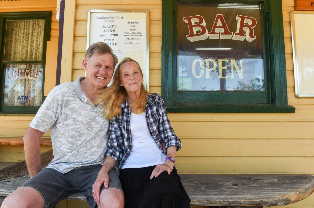 MOVED ON: Former publicans Chris and Lynn Langridge have finally sold the pub after closing its doors on March 15. Picture: MARK JESSER